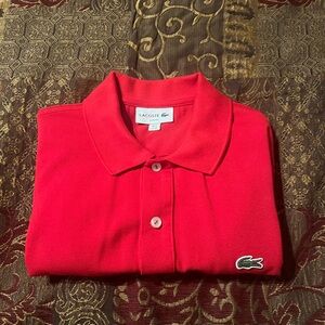 Lacoste Vibrant Red Slim Fit Polo